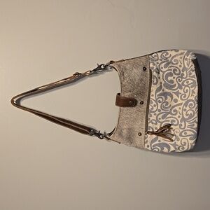 Maya Bag Women Boho HOBO Leather Fur Satchel Bag